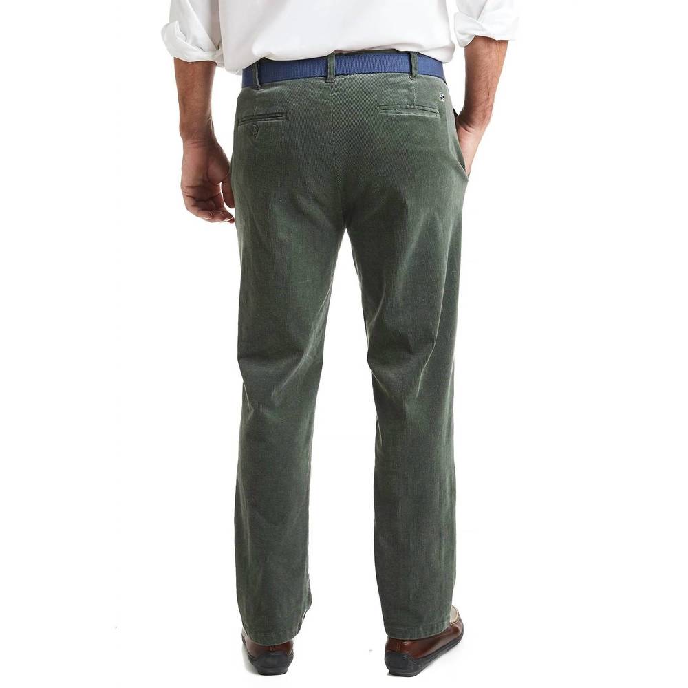 NEW CASTAWAY beachcomber corduroy pants in olive - Picture 2 of 3